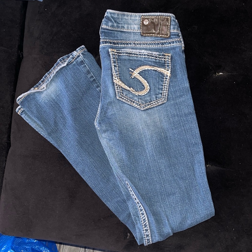 Silver jeans